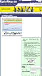 Mobile Screenshot of charts.alphaking.com